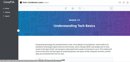 CertMaster Learn Tech+ (V6)  - FC0-U71  (2 Months)