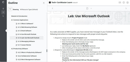CertMaster Learn Tech+ (V6)  - FC0-U71  (2 Months)