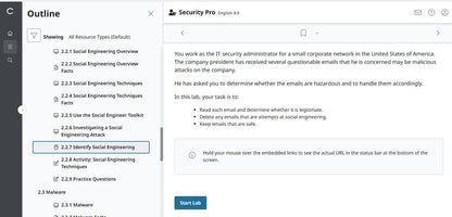 Best Price TestOut Security Pro for Security+ (SY0-701) - Individual License