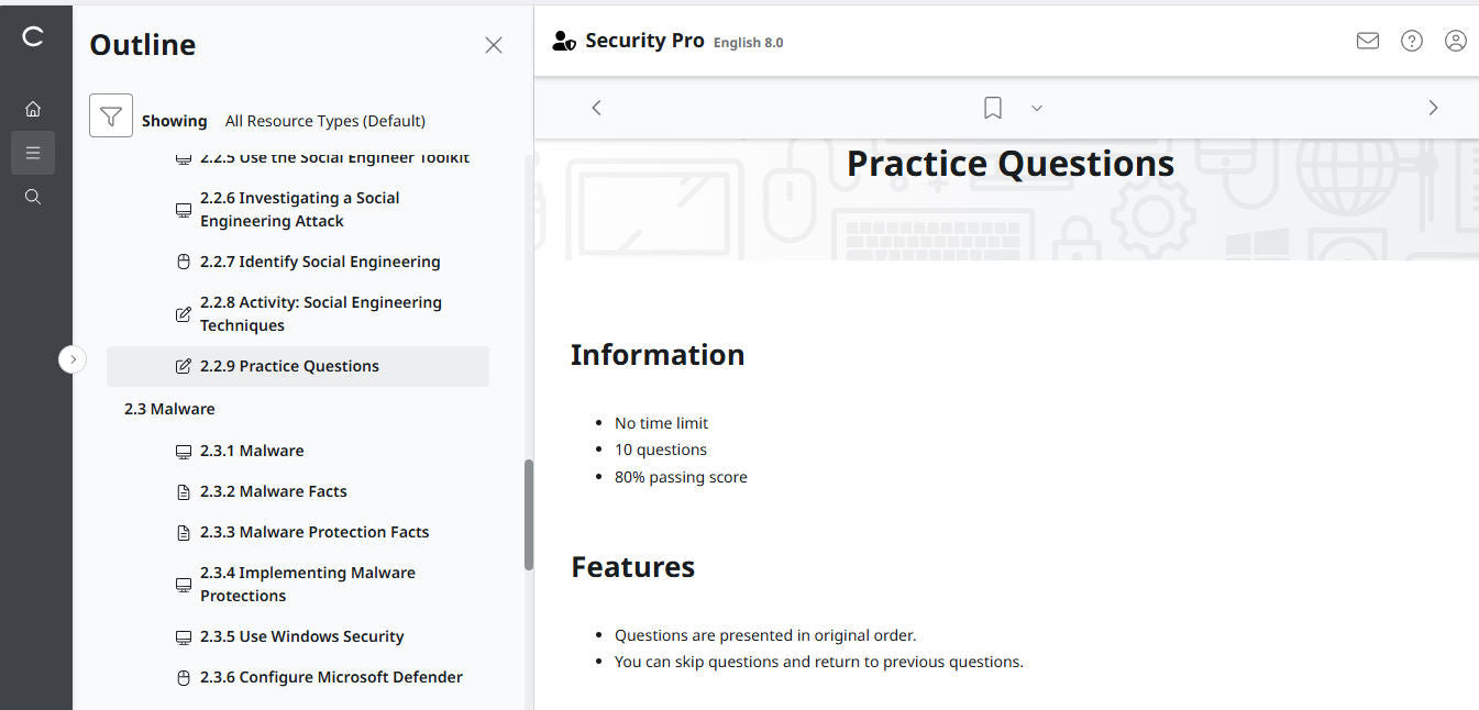 Best Price TestOut Security Pro for Security+ (SY0-701) - Individual License