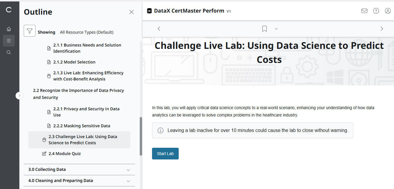 Best Price Guarantee ✅ CompTIA DataX CertMaster Perform (V1)
