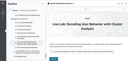 Best Price Guarantee ✅ CompTIA DataX CertMaster Perform (V1)