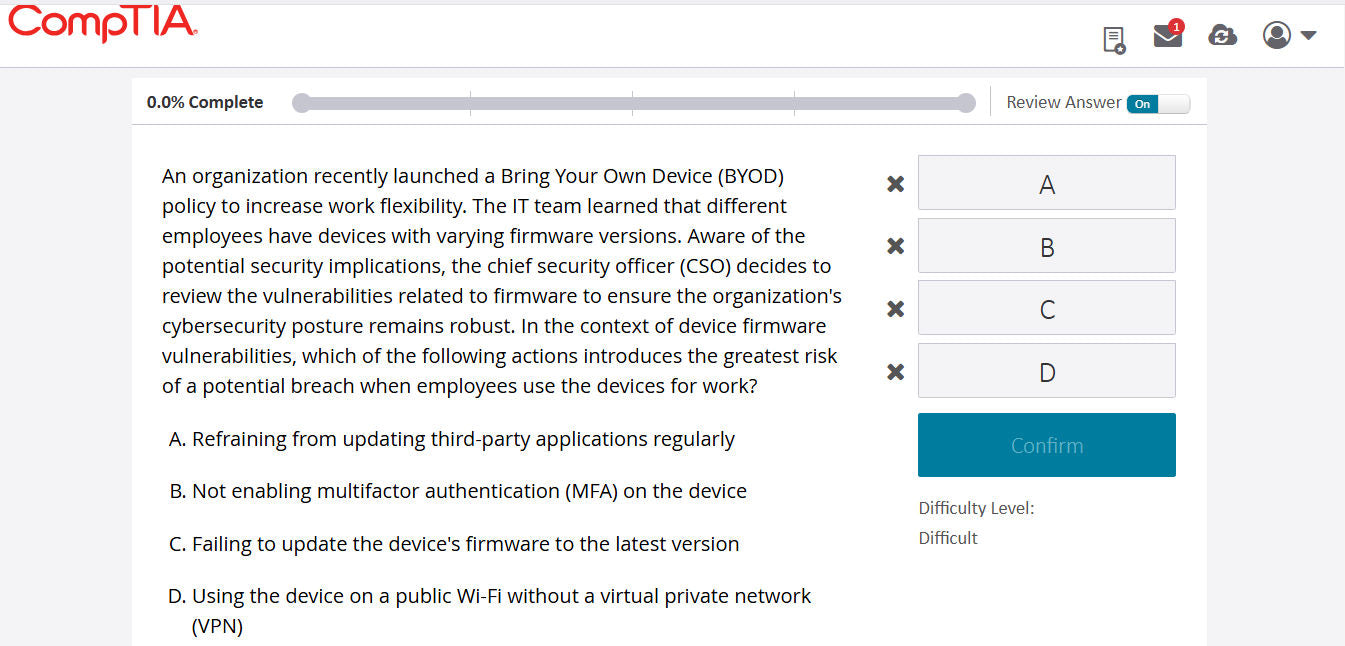 Best Price Integrated CertMaster Learn + Labs for CompTIA  Security+ (SY0-701) : 3-Month Access