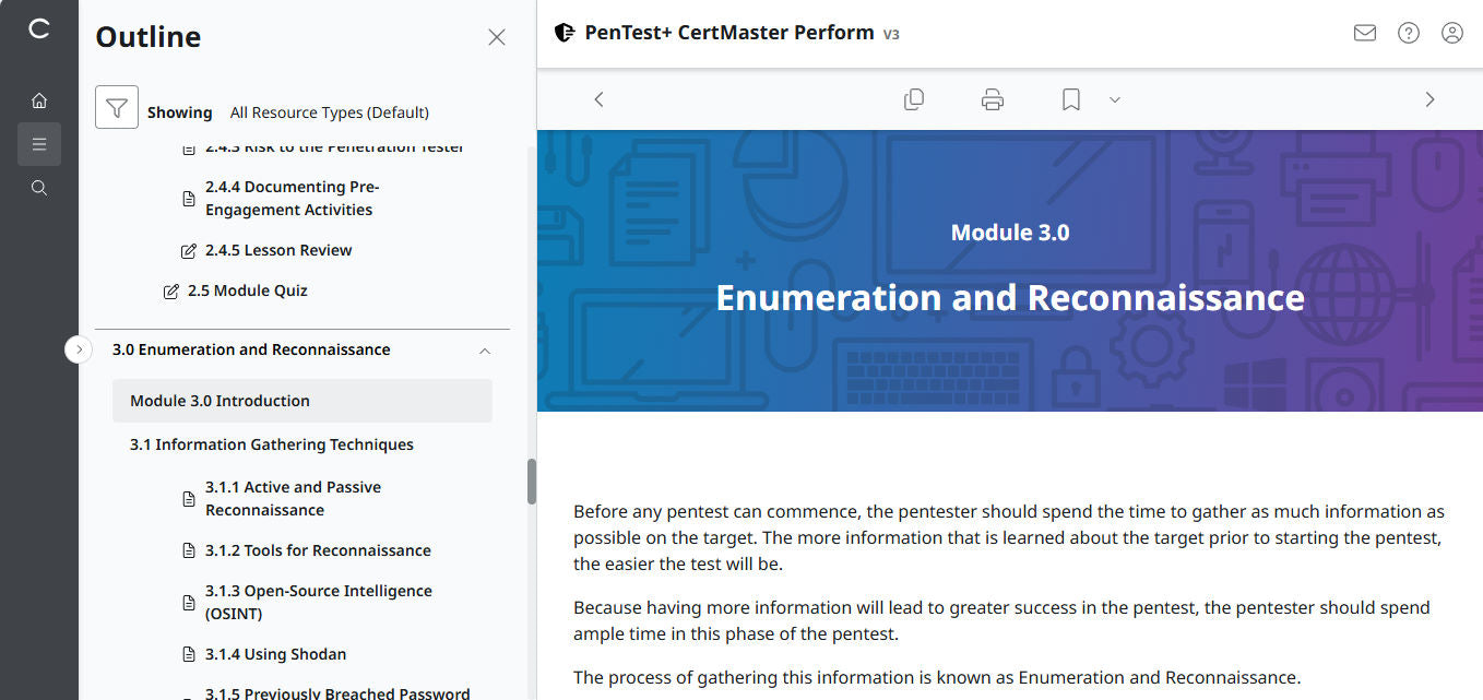 Best Offer  ✅ CompTIA PenTest+ CertMaster Perform  PT0-003 (V3) (3 Month Access)